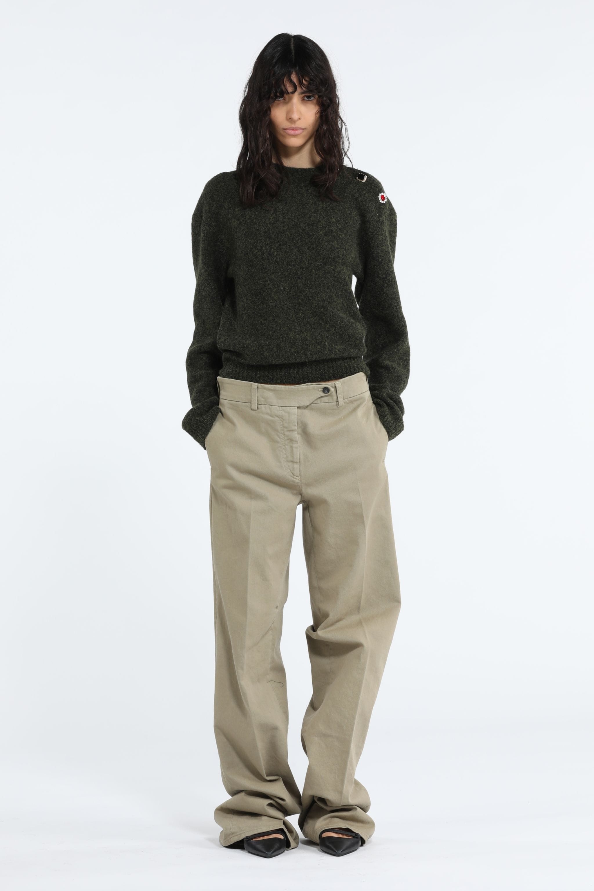 CRYSTAL-EMBELLISHED SWEATER - 4