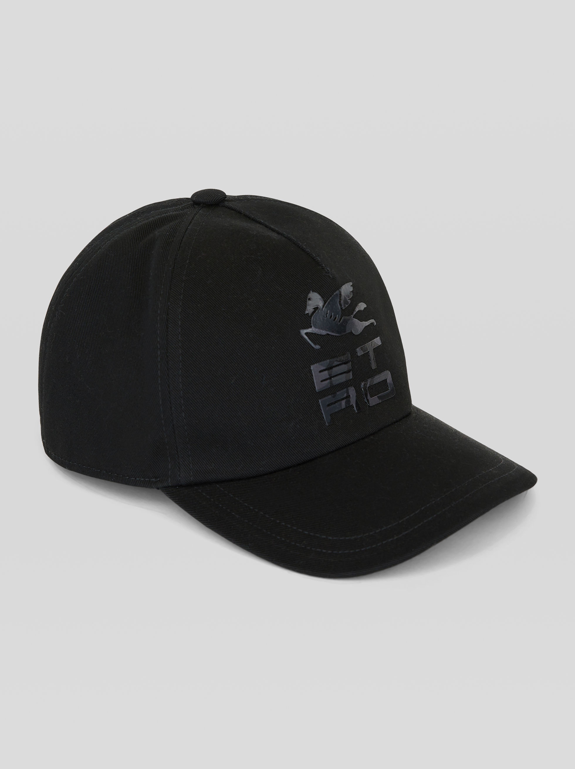COTTON HAT WITH PEGAFLYING ETRO CUBE LOGO - 1