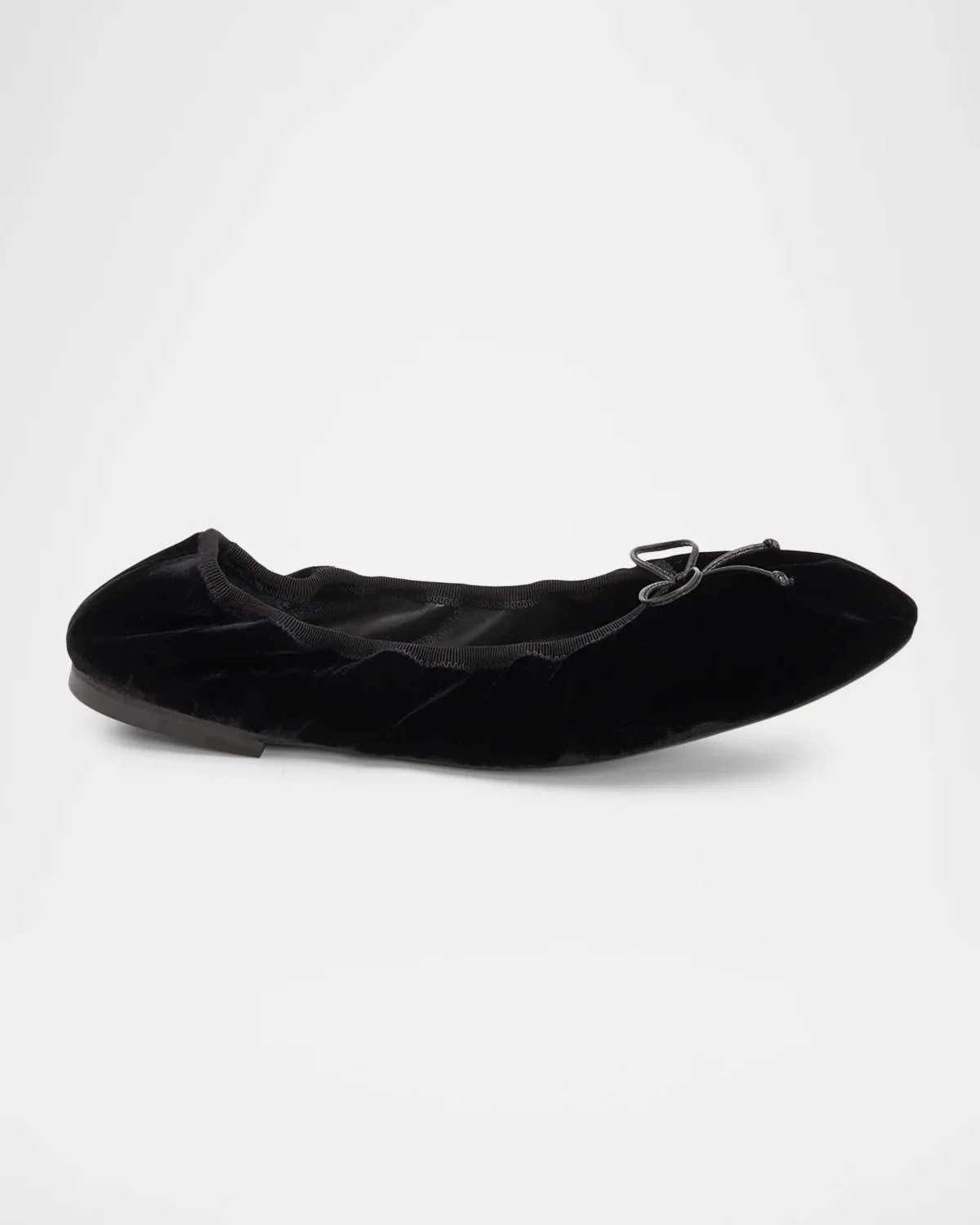 Nia Velvet Ballerina Flats - 1