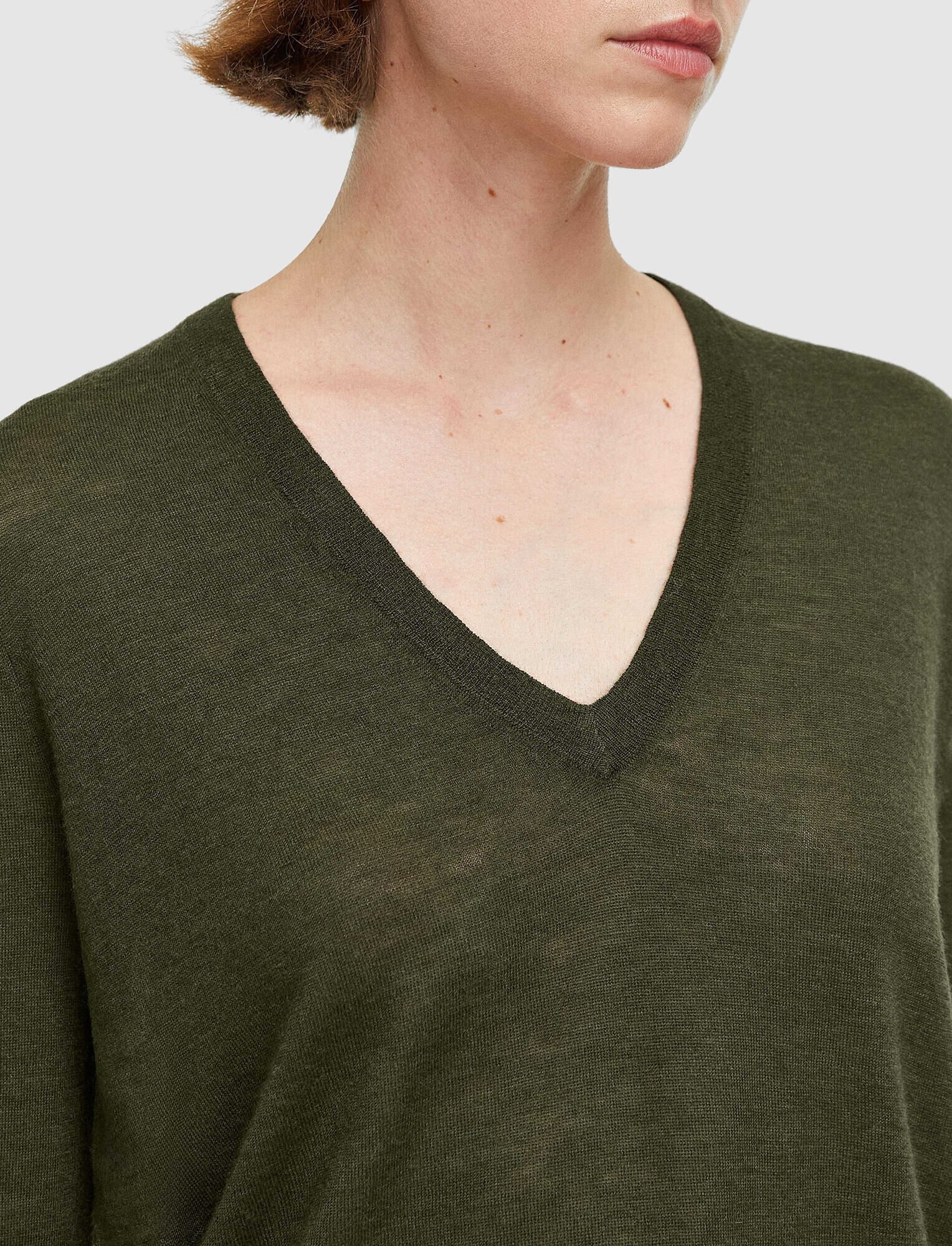 Cashair V Neck Jumper - 5