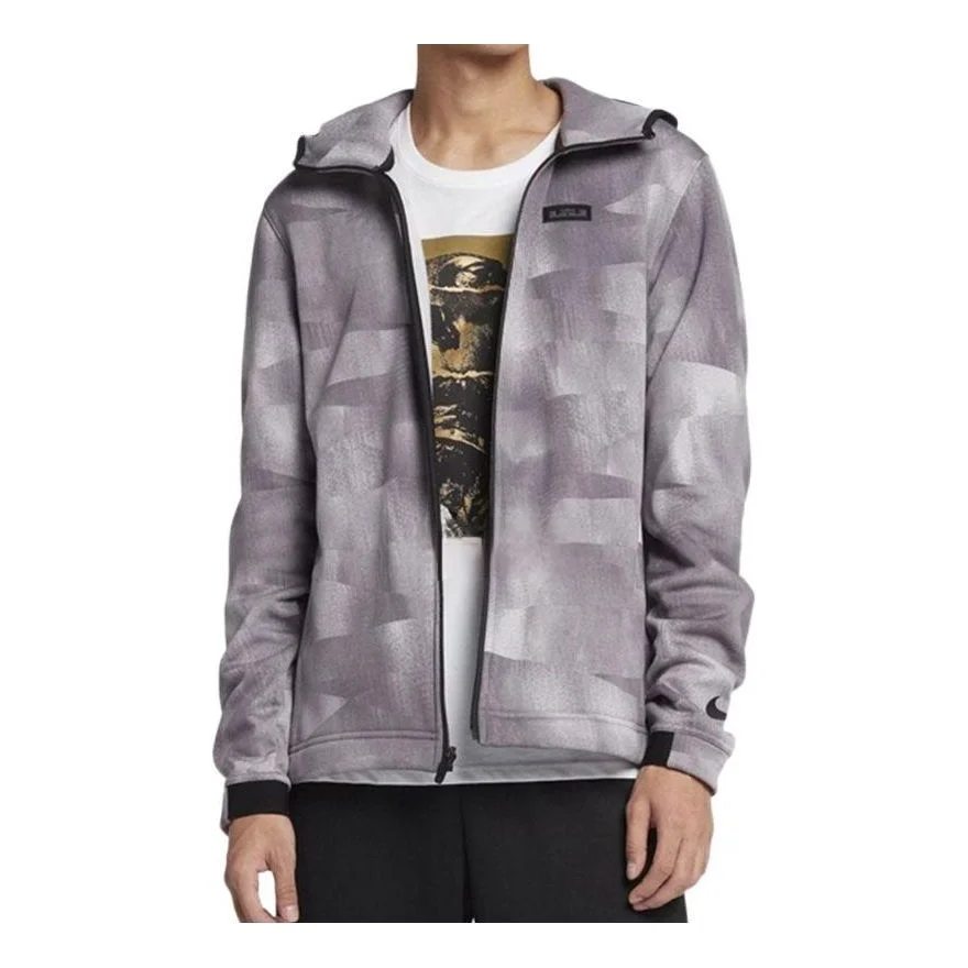 Nike Therma LeBron camouflage hooded jacket 'Light Grey' AV5897-092 - 1