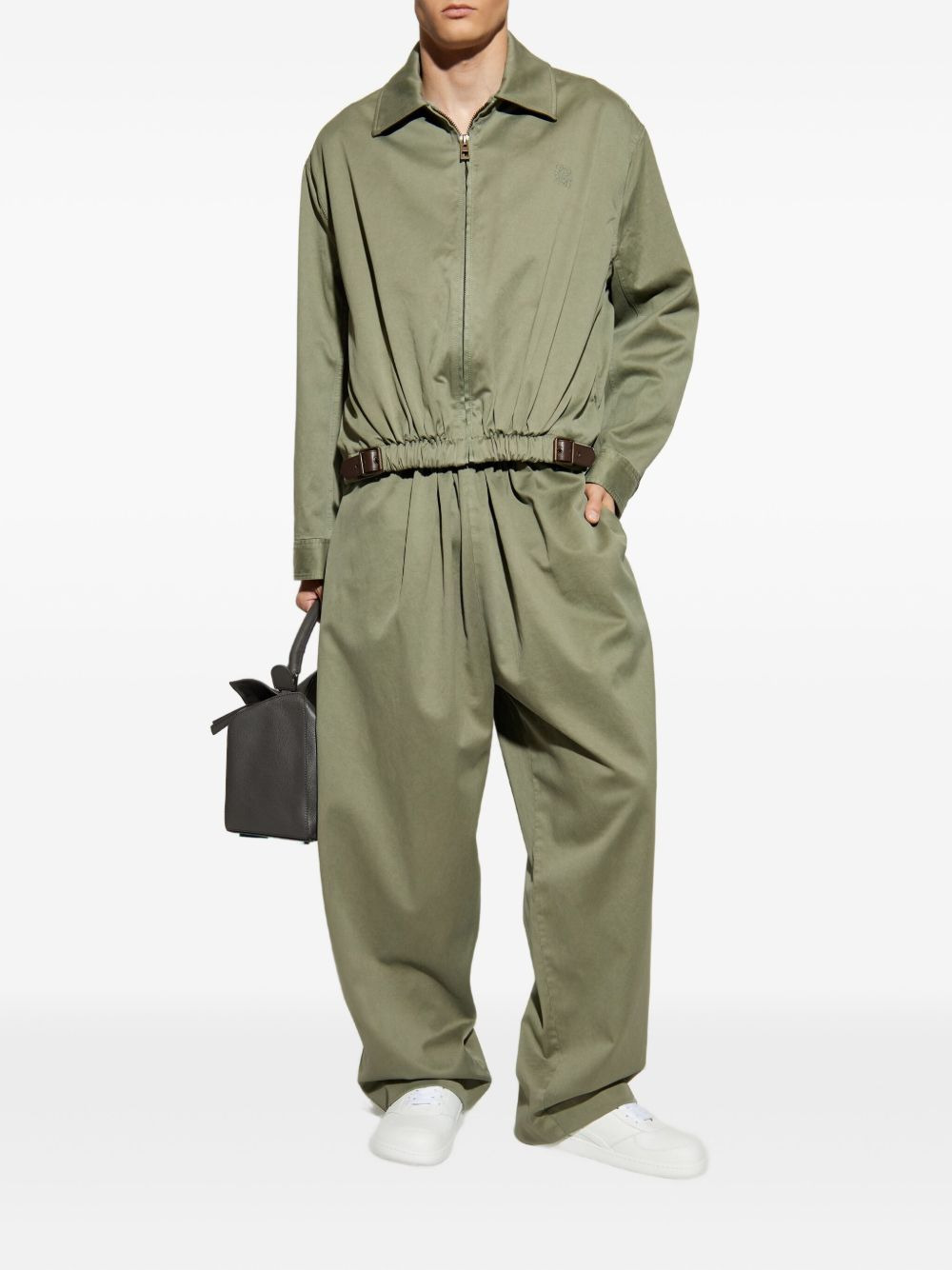 belted pleated trousers - 2