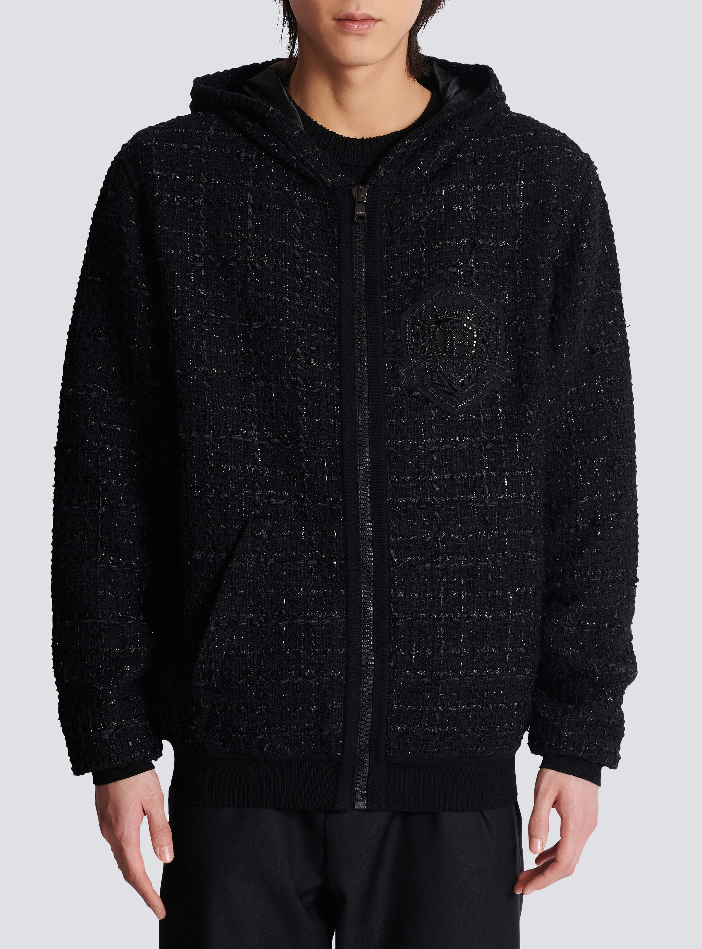 Tweed hooded jacket - 5