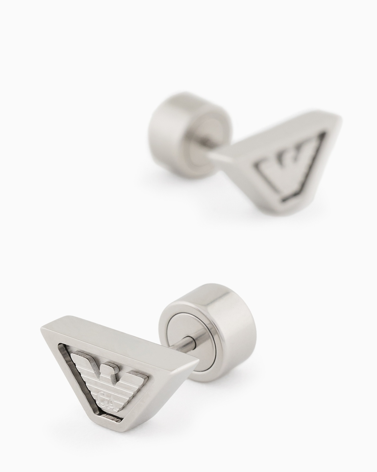 STAINLESS STEEL STUD EARRINGS - 3