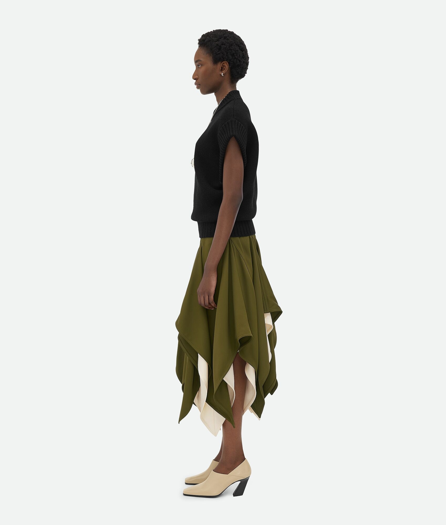 Viscose Double Layer Skirt - 2