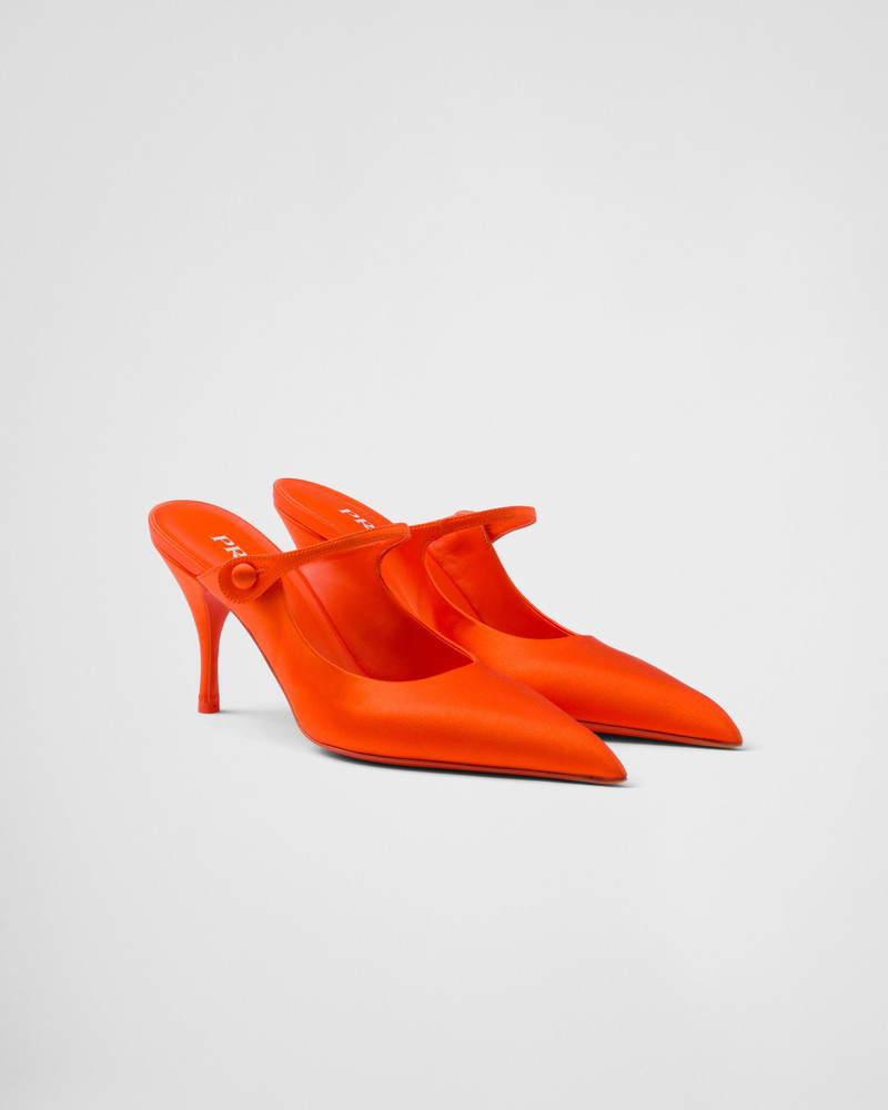 Satin mules 1