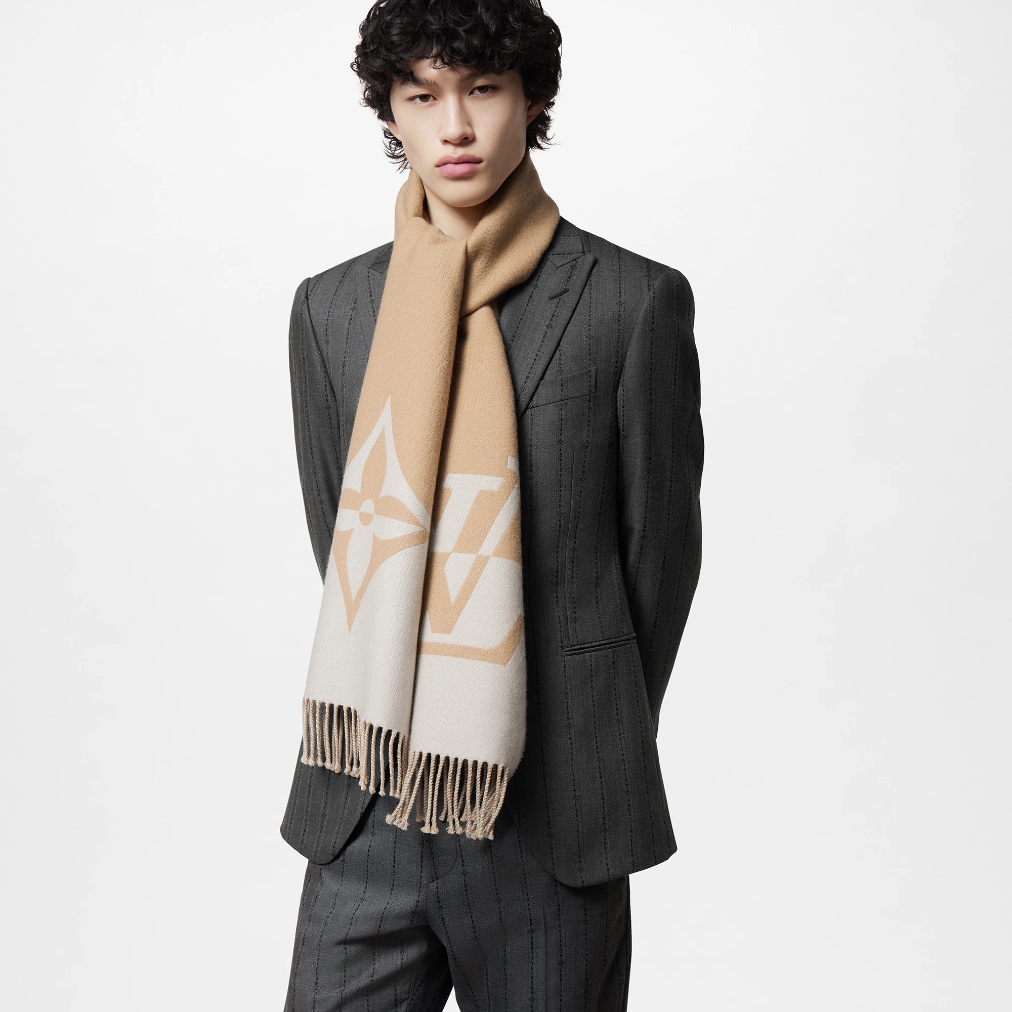 Graphic Dual Scarf - 7