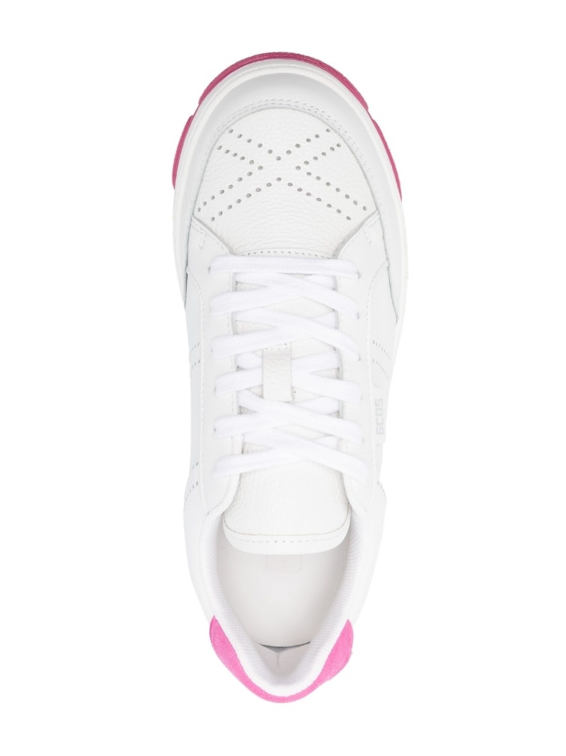 chunky lace-up sneakers - 4