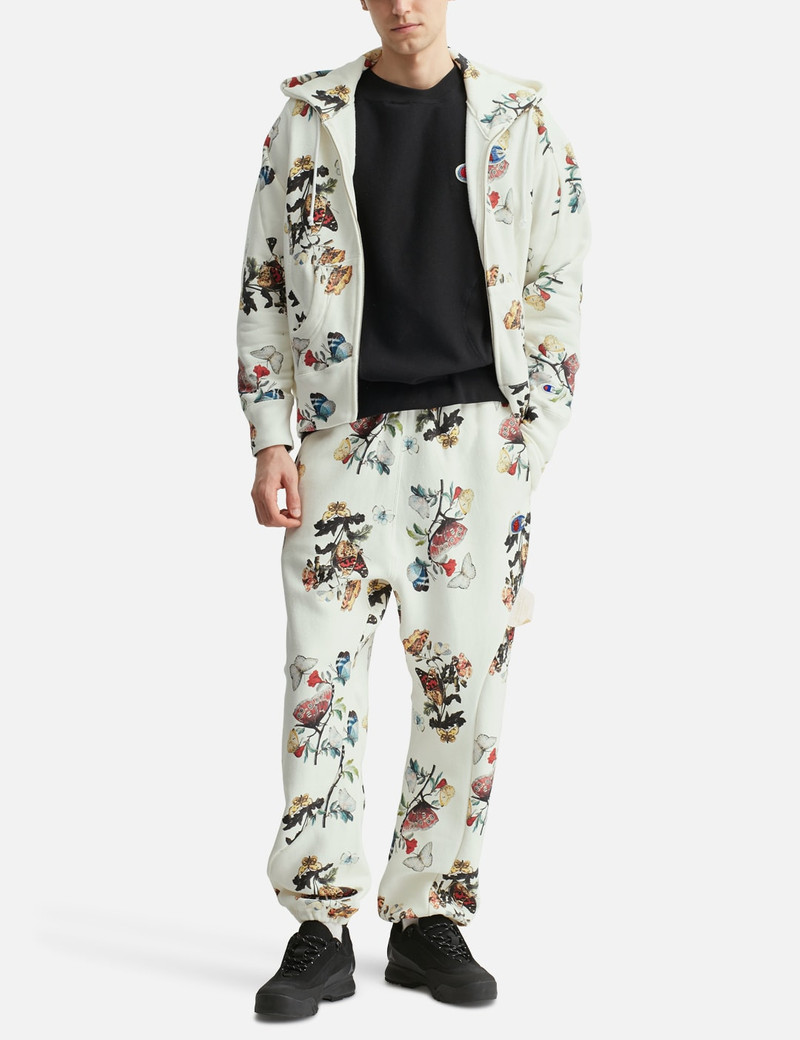 UNDERCOVER UNDERCOVER X CHAMPION UC2E1802-2 CURVED ZIP-UP HOODIE outlook