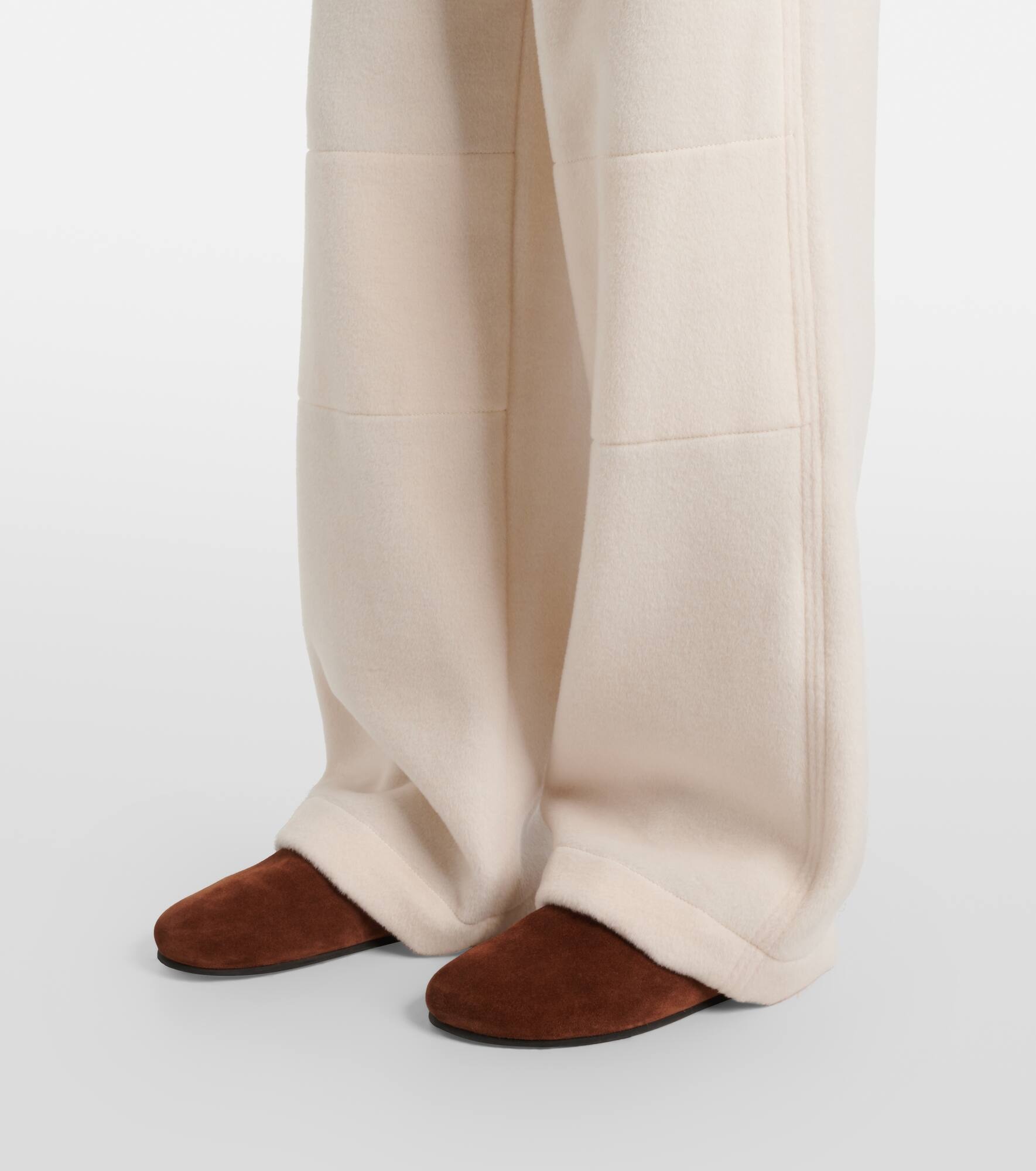 Virgin wool wide-leg pants - 5