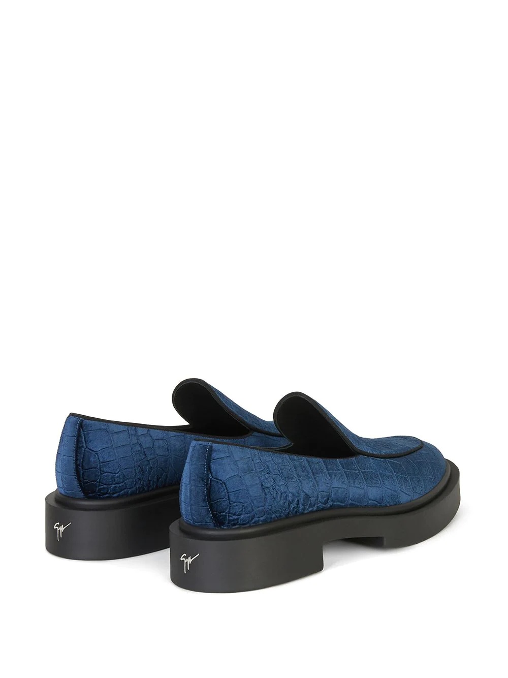 Achille velvet loafers - 3