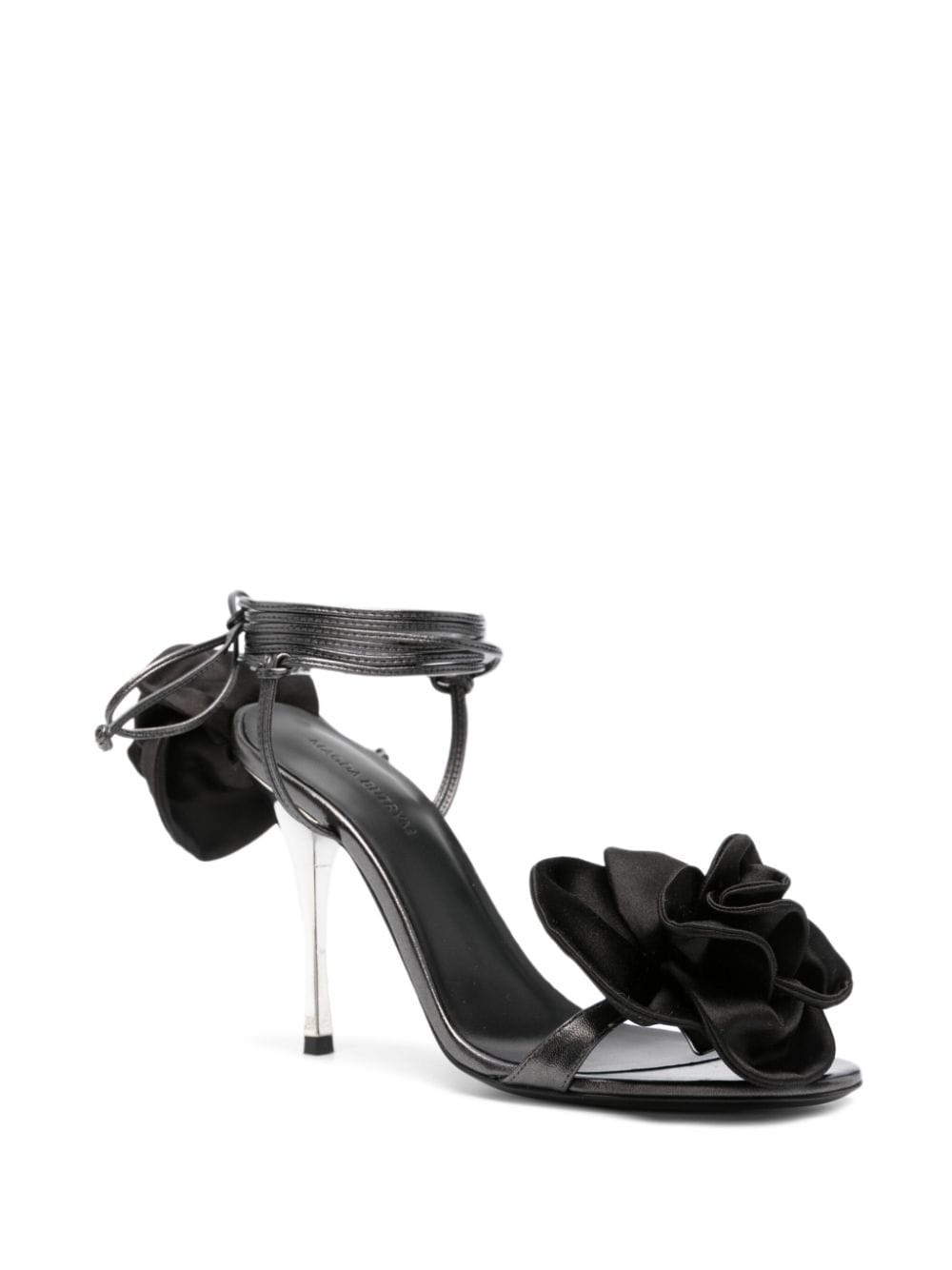 105mm floral-appliqué sandals - 2