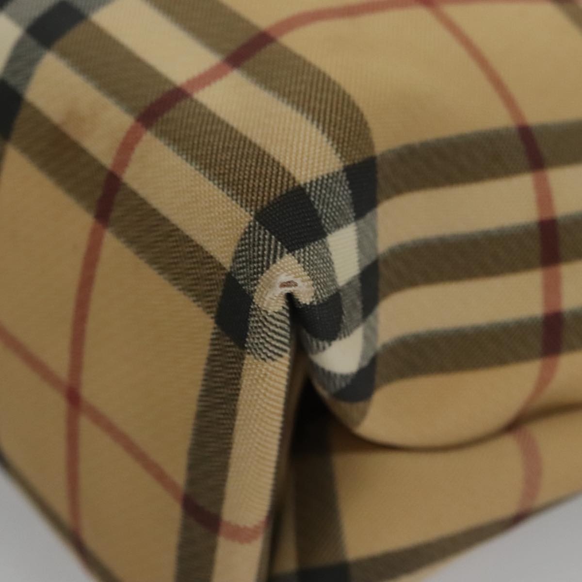 Burberry Nova Check Tote Bag Pvc Beige - 14