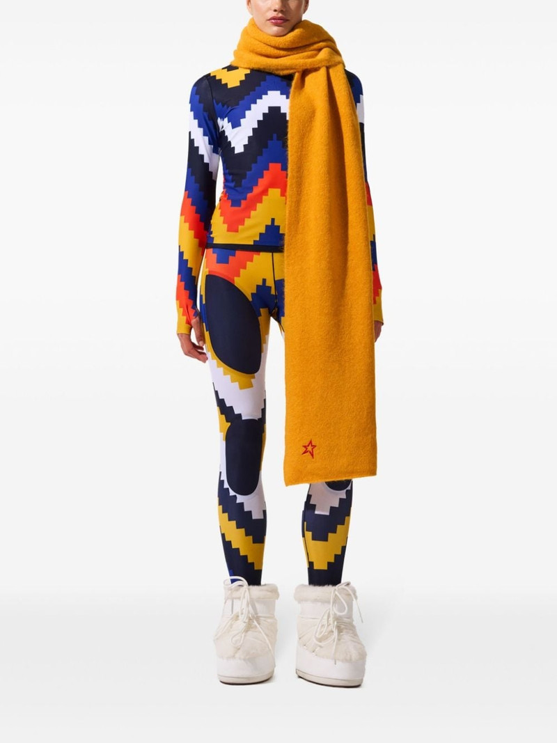 PERFECT MOMENT embroidered scarf outlook