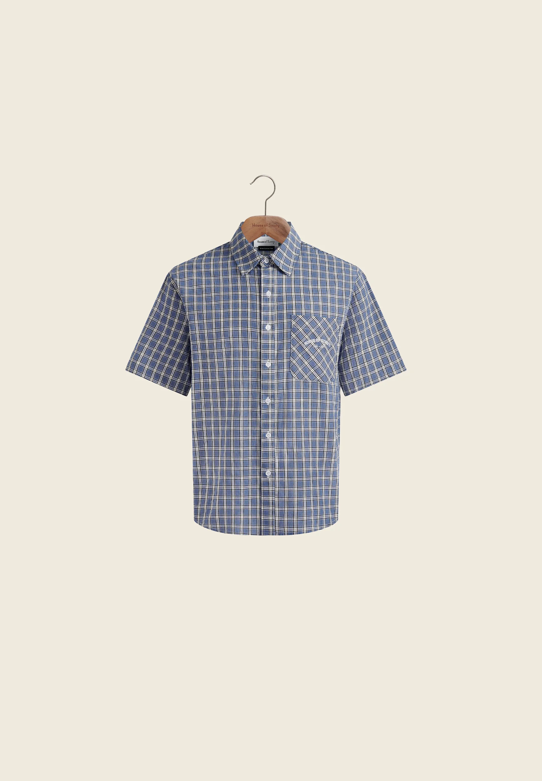 GRANDAD CHECK BUTTON DOWN - 1