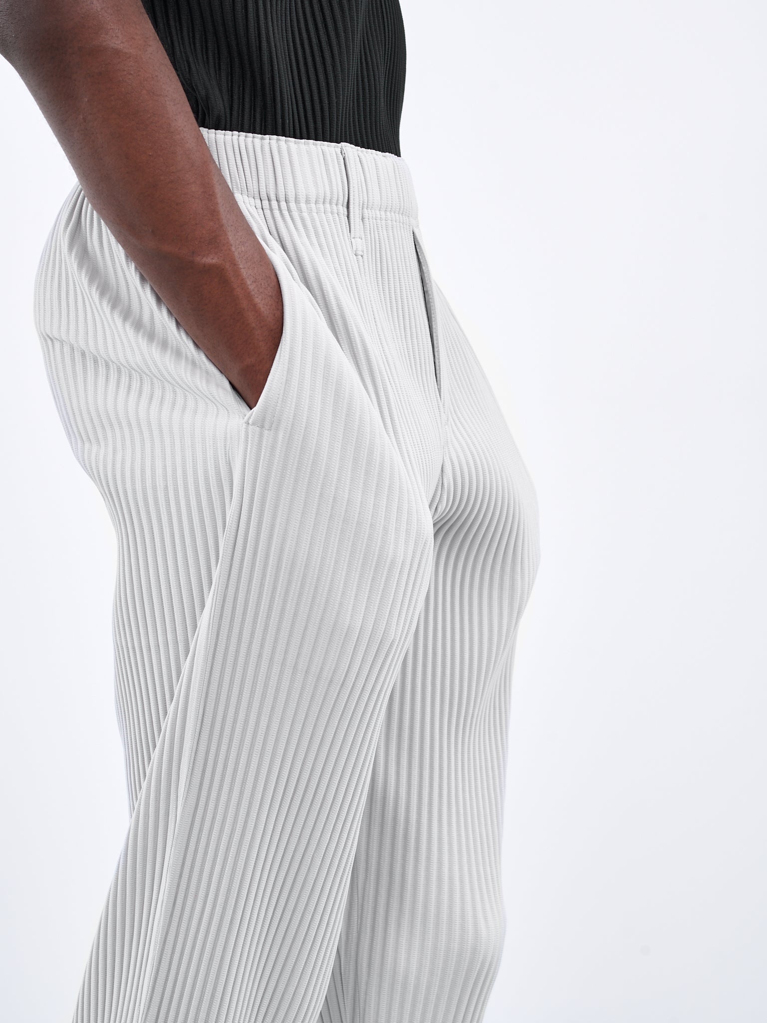 Color Pleats Trousers - 4