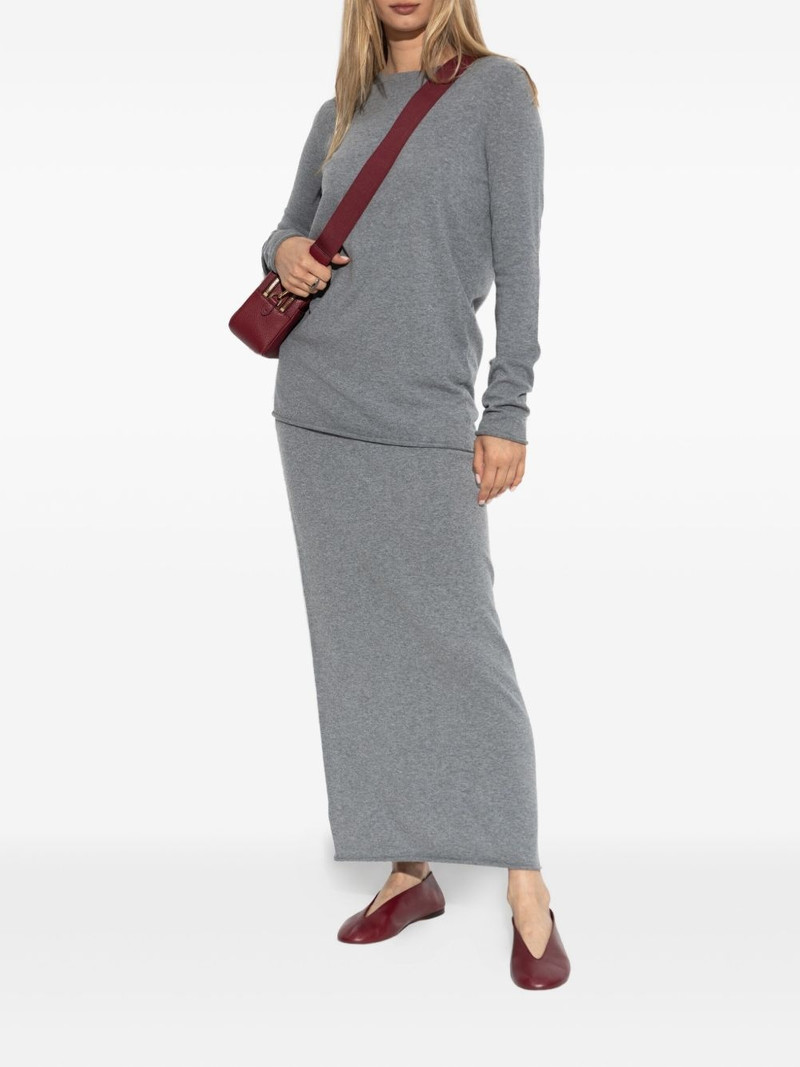 LISA YANG The Charlotta ribbed knit maxi skirt outlook