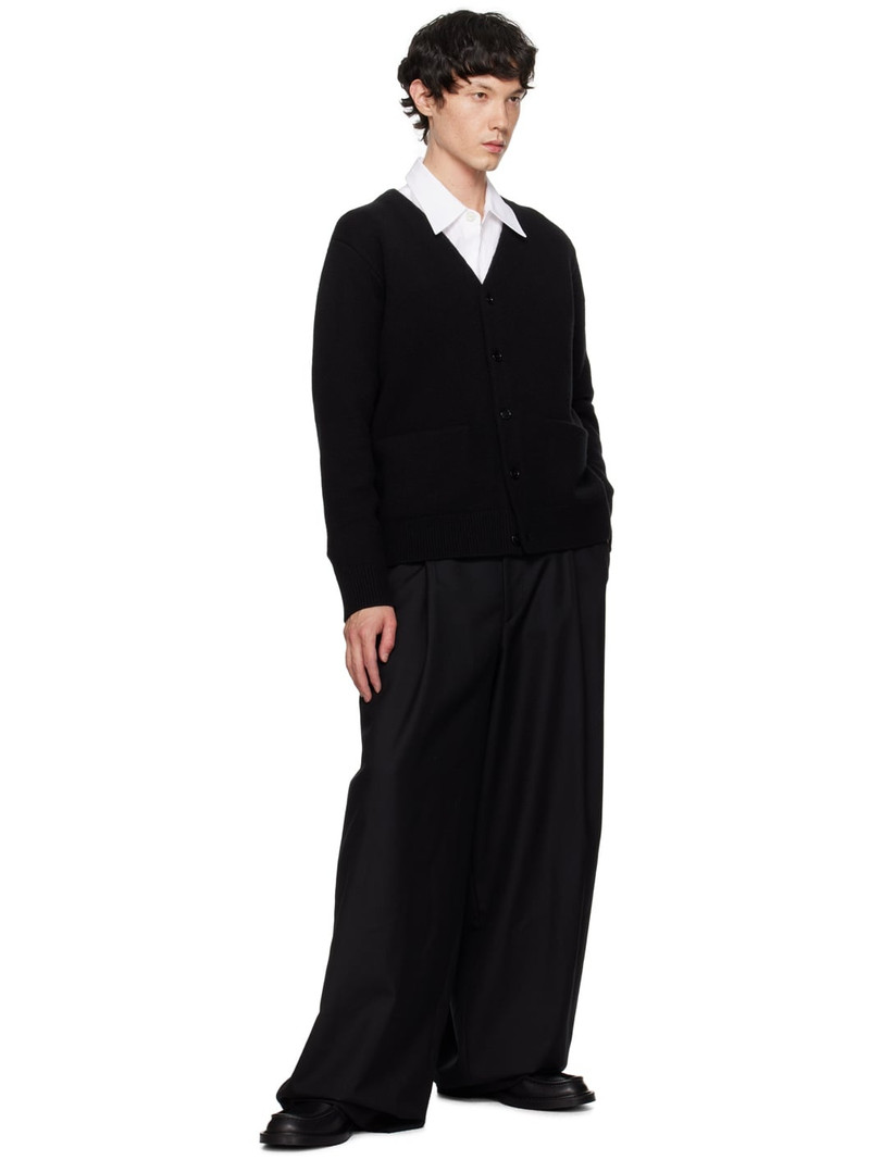 Dries Van Noten Black Leather Derbys outlook
