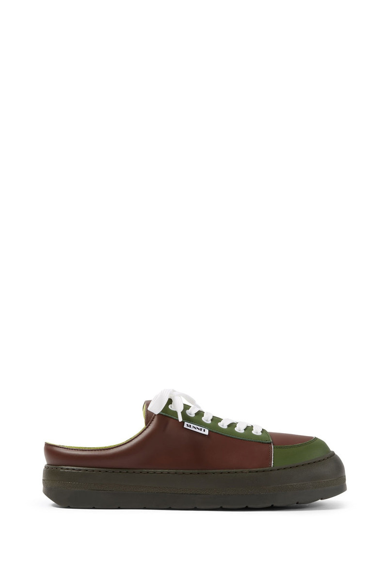 MILITARY GREEN & BROWN DREAMY SABOT 1