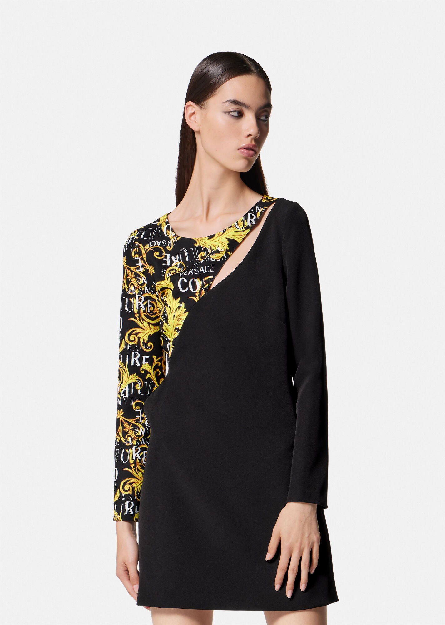 Logo Couture Cutout Mini Dress - 3