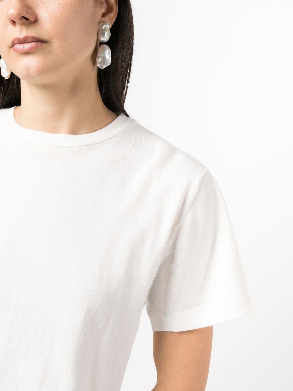 short-sleeve cotton-blend T-shirt - 5
