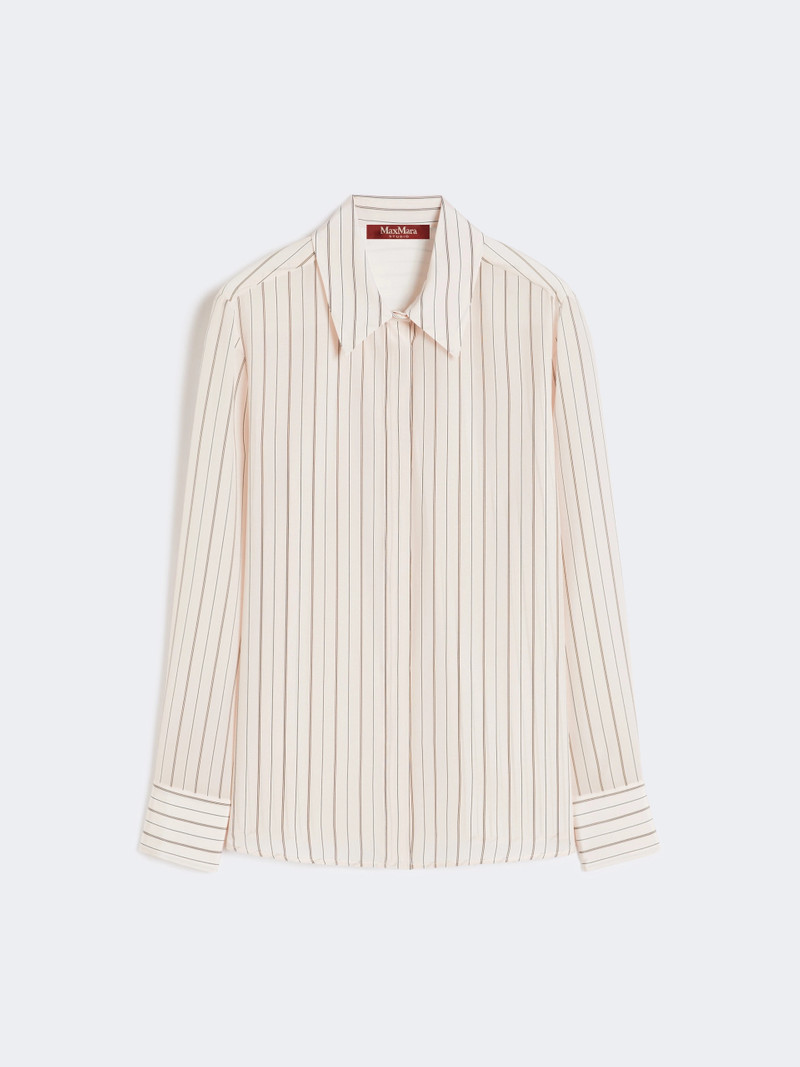 FLIRT Printed crepe de chine shirt - PINK 1