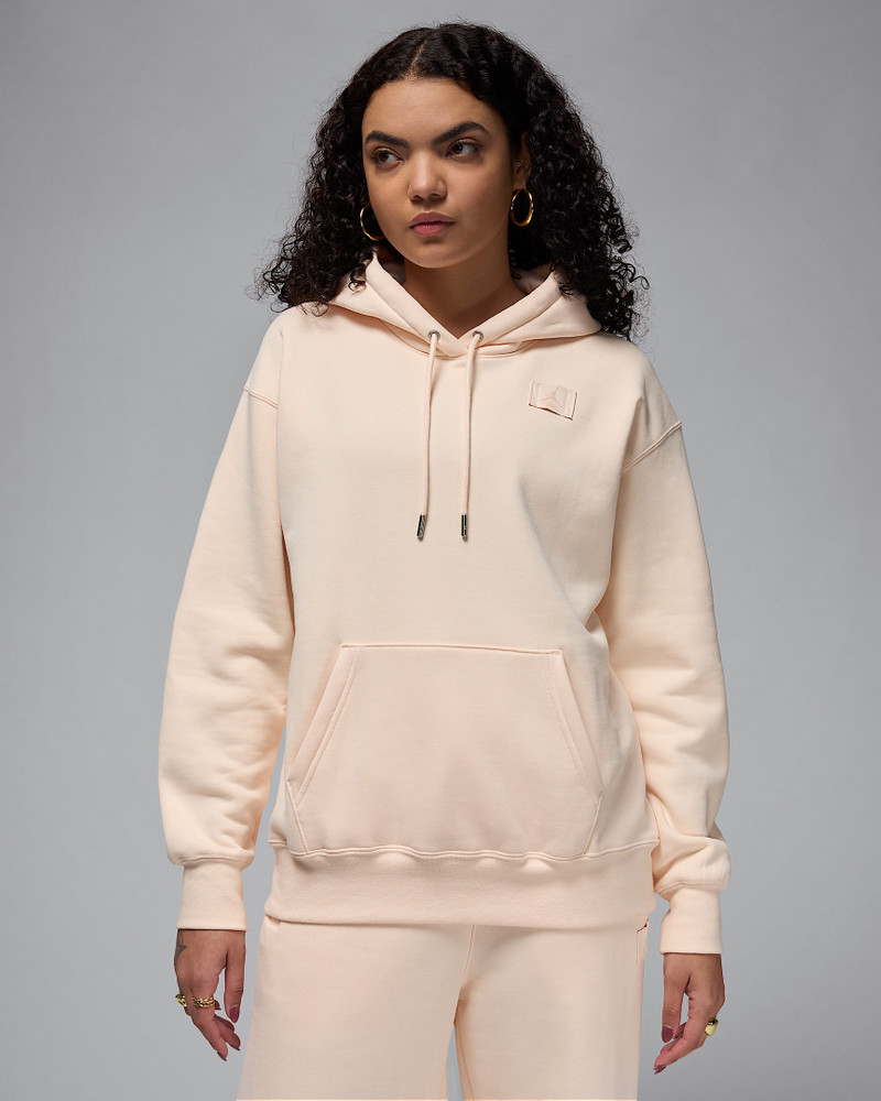 Jordan Flight Fleece Women's Satin-Lined Pullover Hoodie 1