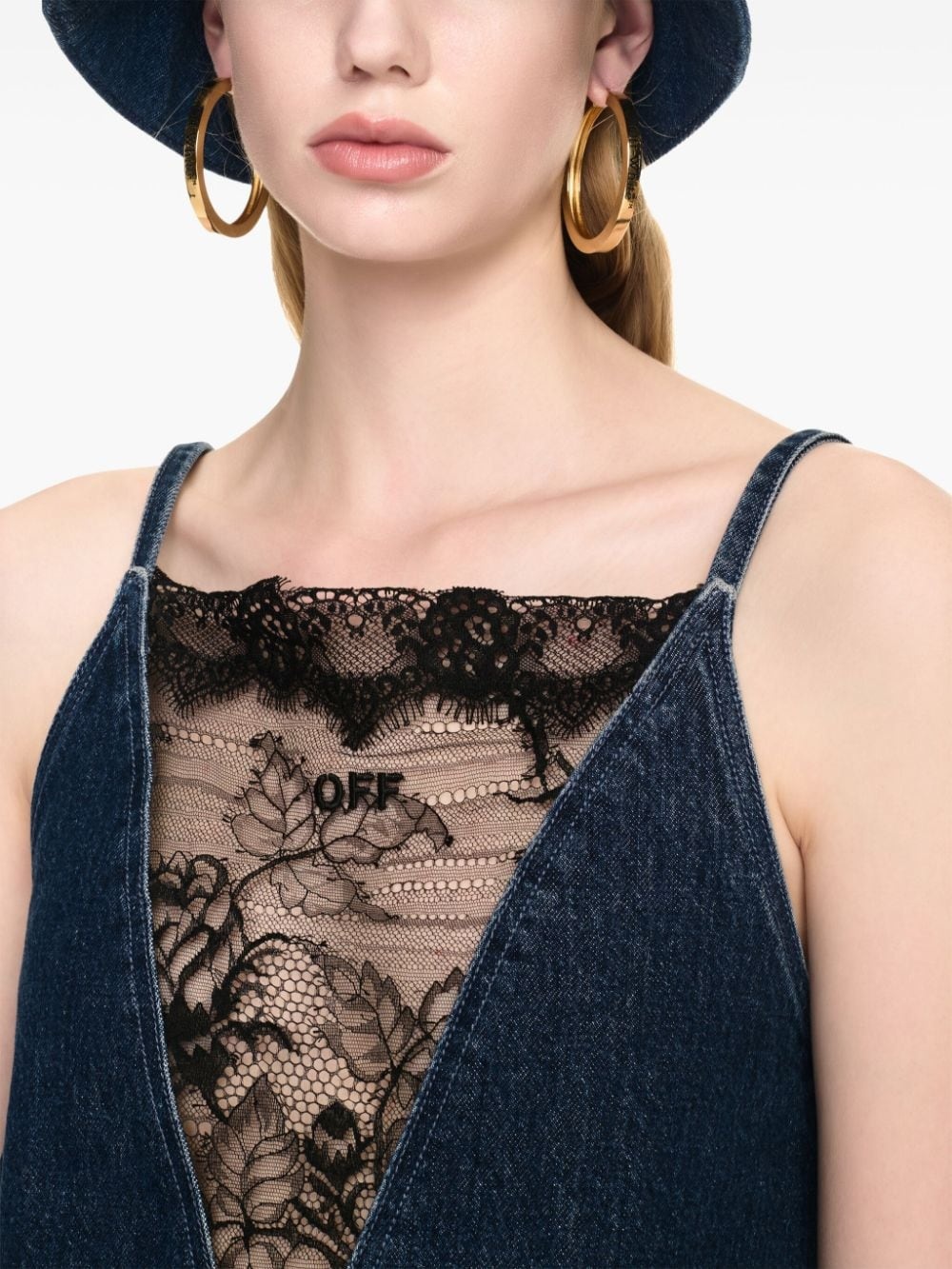 lace-detailing top - 5