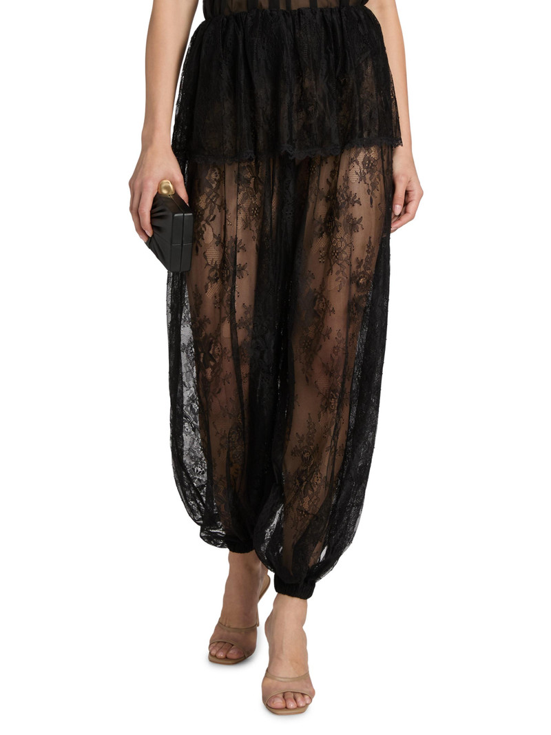 Women's Bern Lace Balloon Pants - Black 3