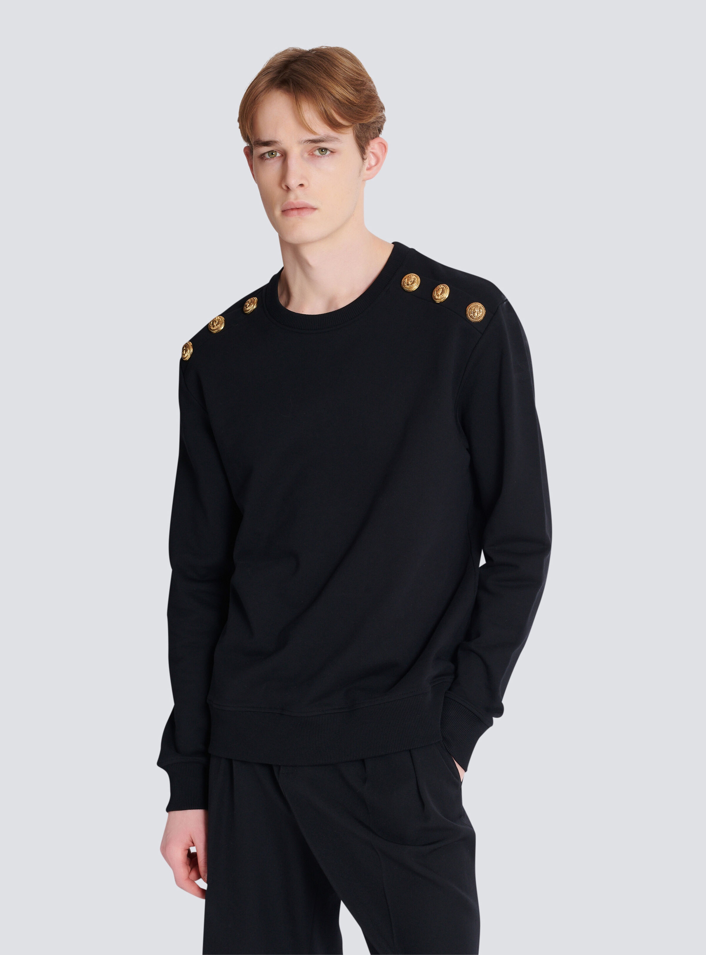 Sweater with Chain Lion buttons - 6