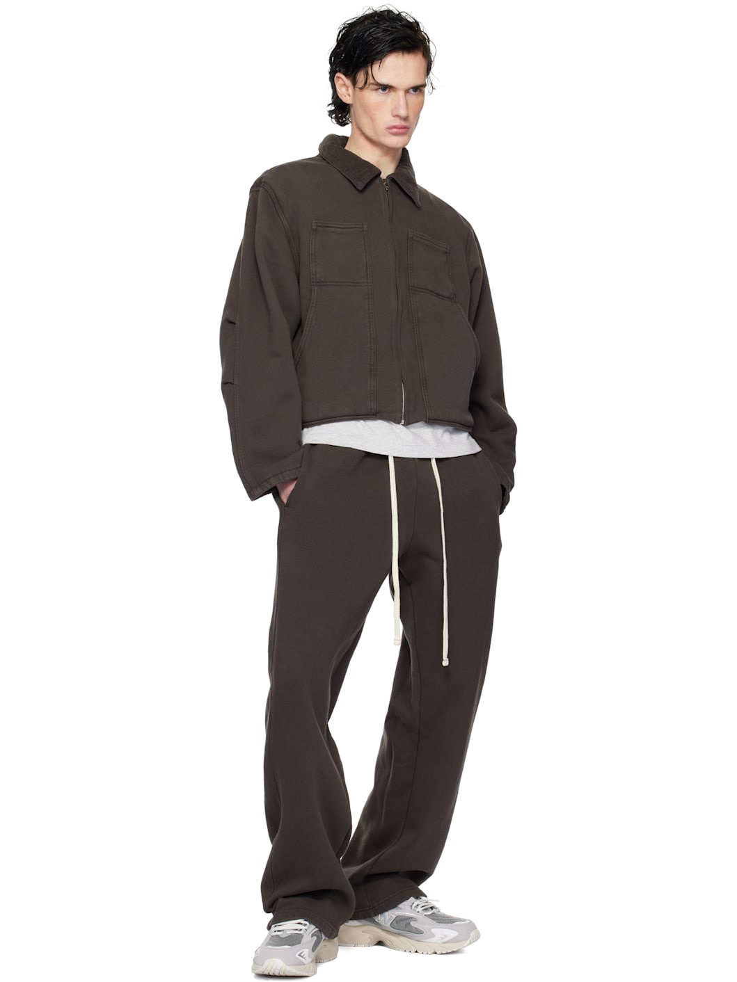 Gray Heavyweight Classic Sweatpants - 4