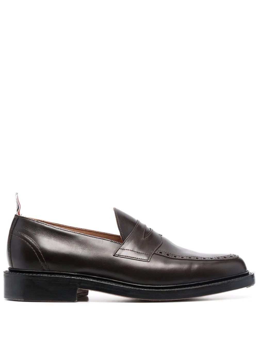 Goodyear-sole penny-slot loafers - 1