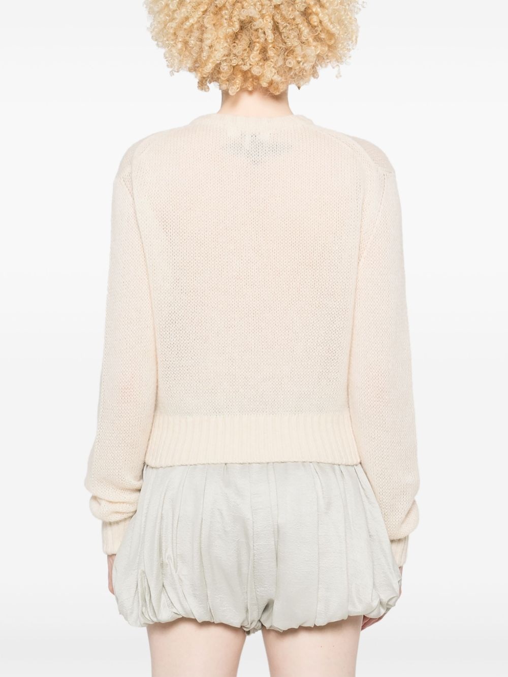 logo-embellished sweater - 4