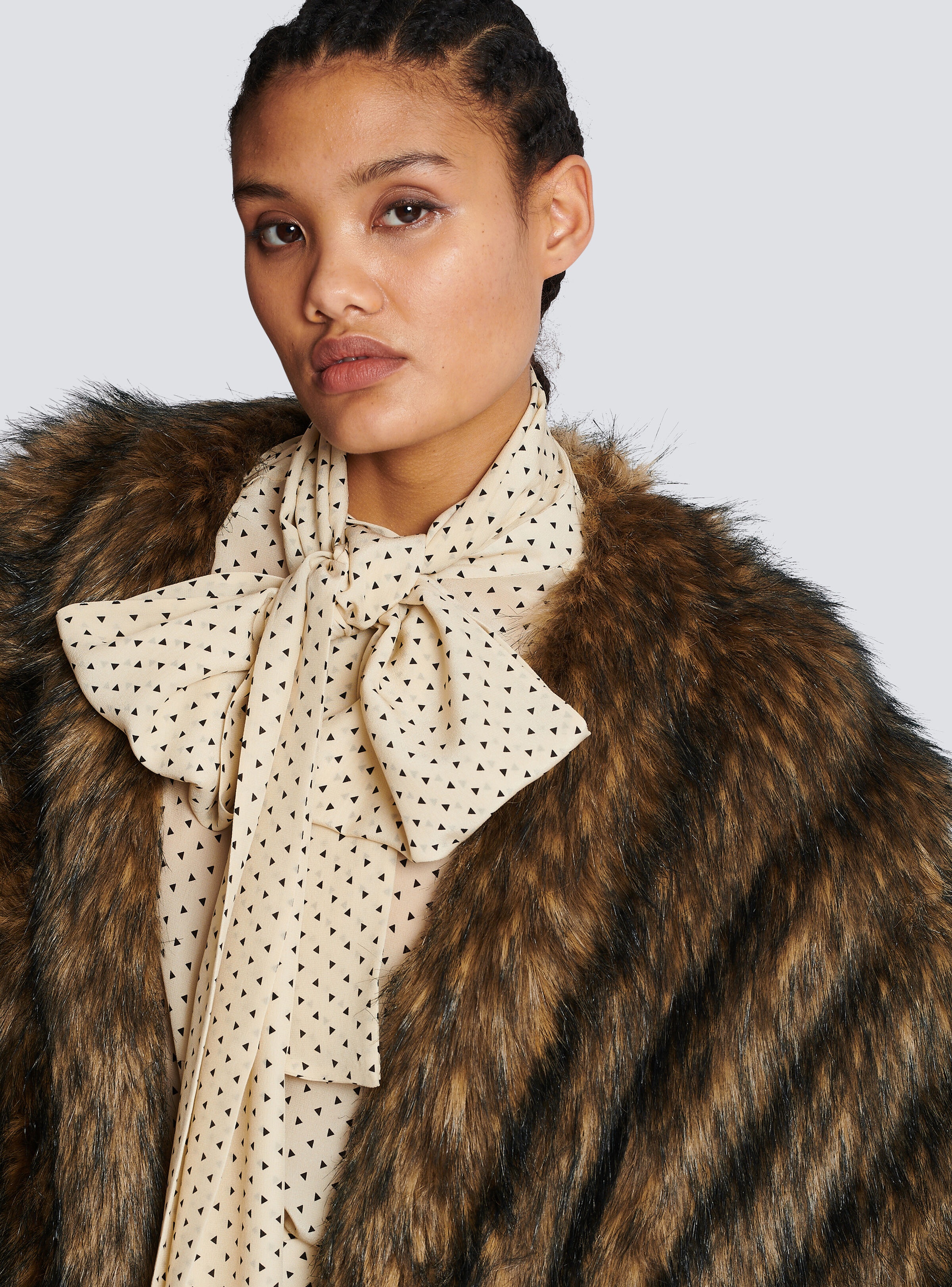 Faux fur cape - 7