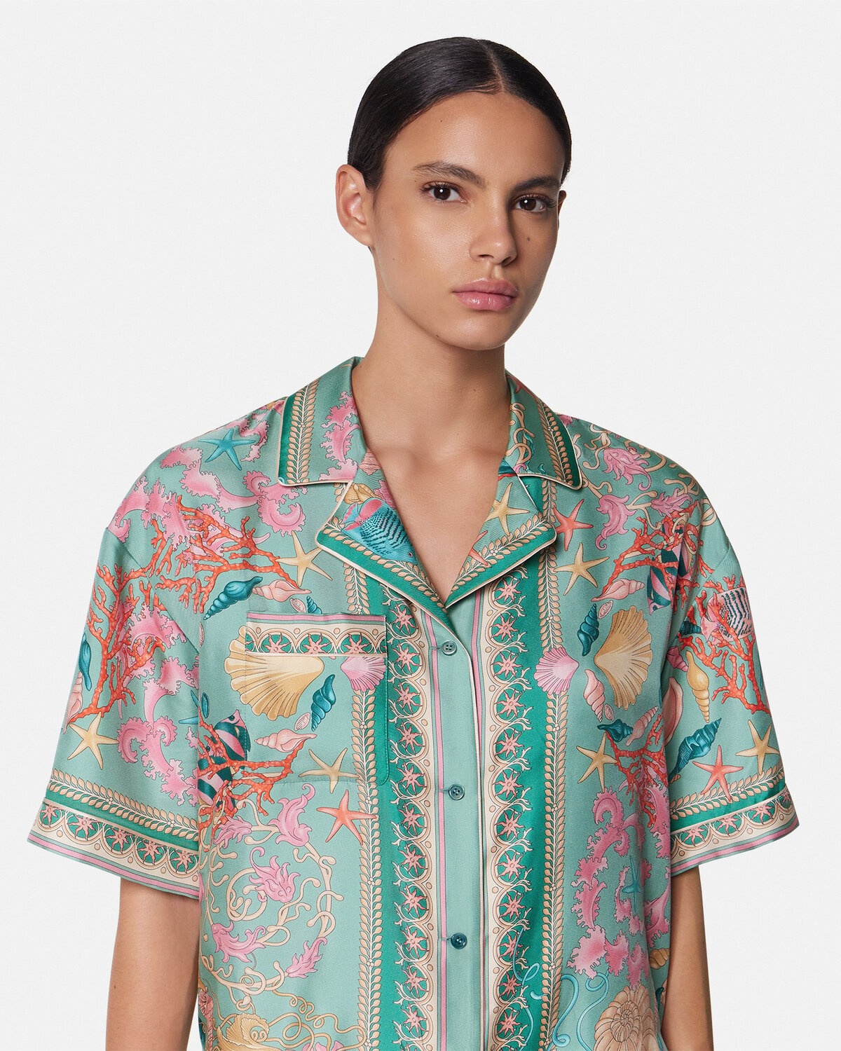 Underwater Barocco Silk Shirt - 3