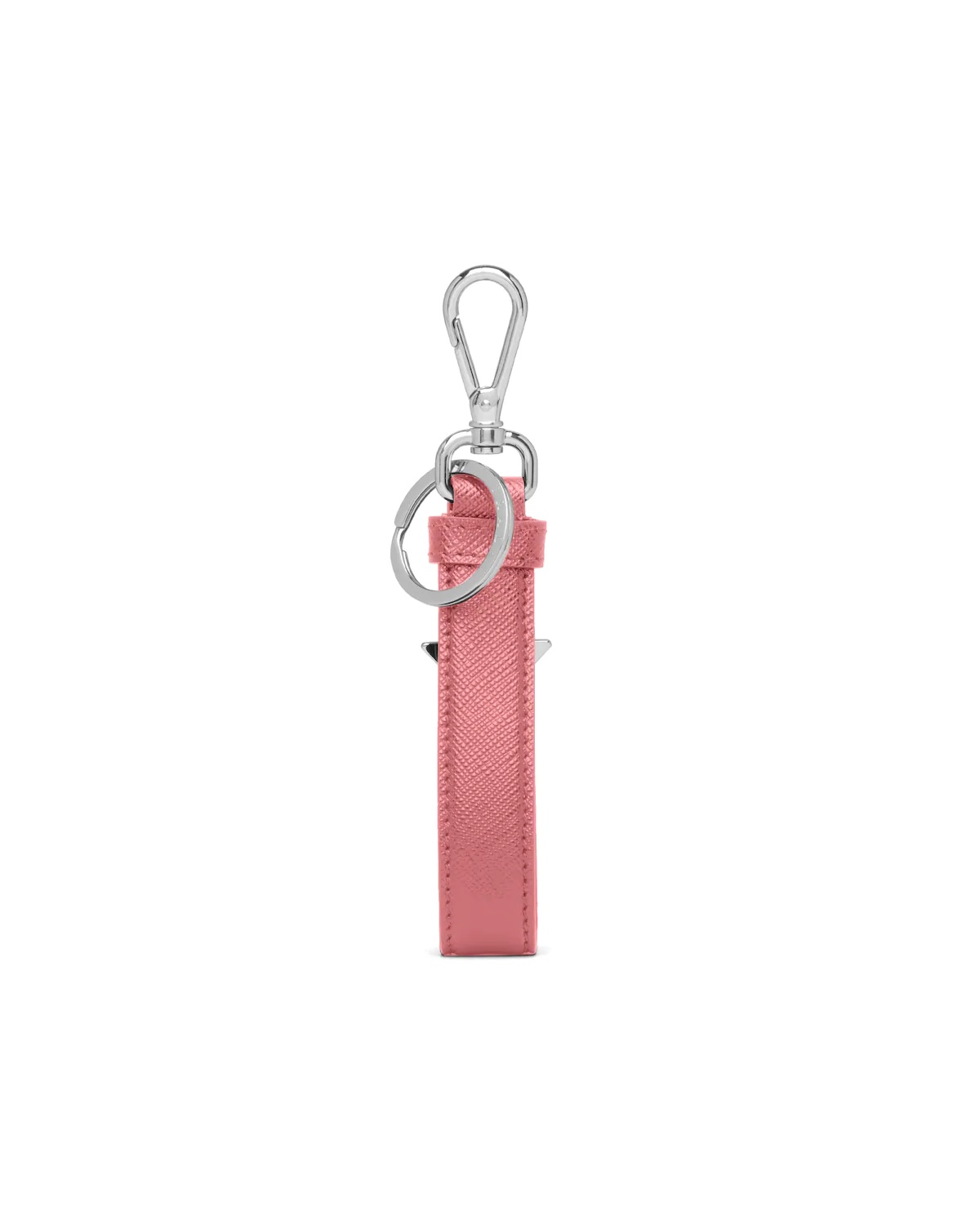 Saffiano leather keychain - 2