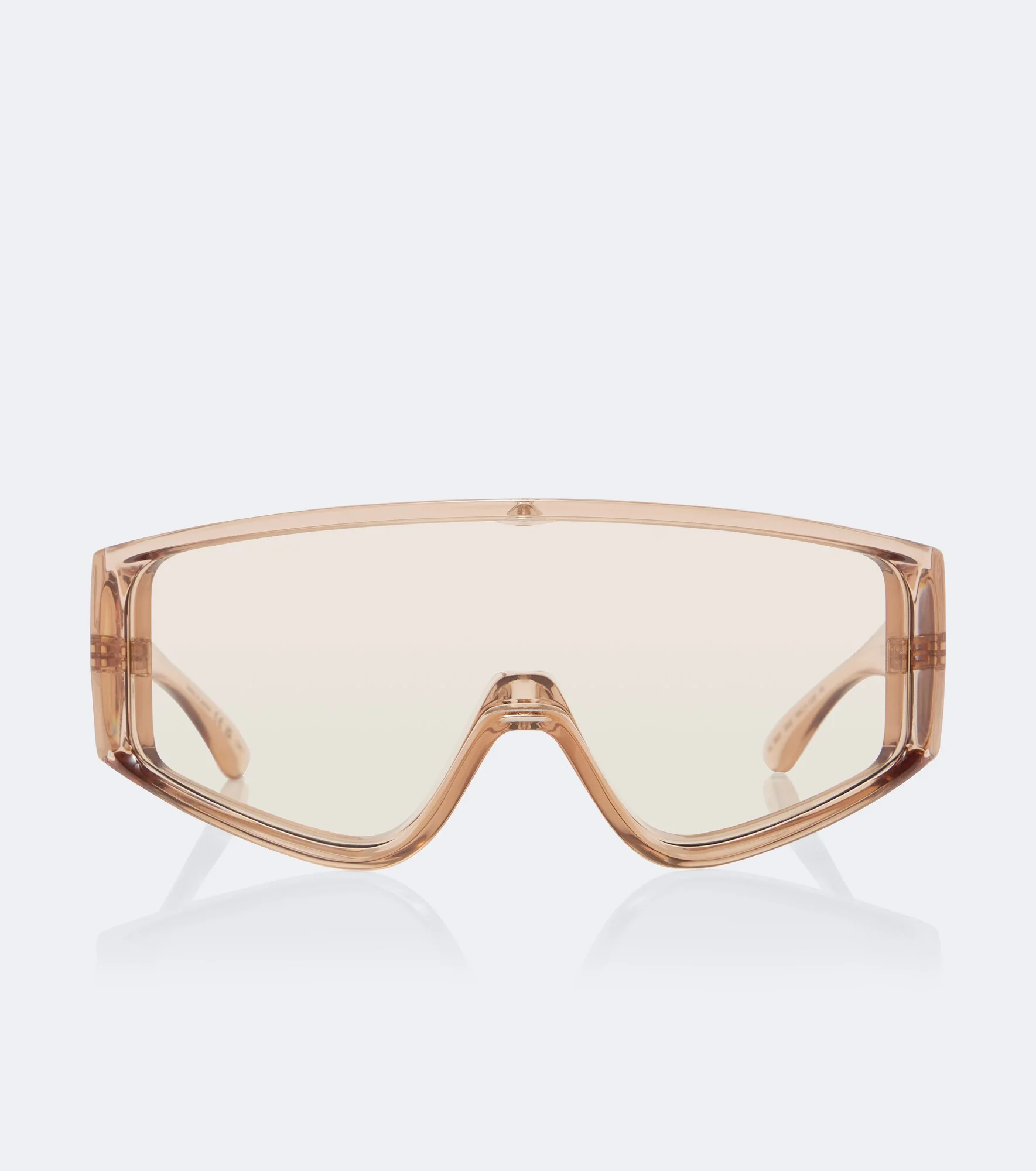 Logo Lettering shield sunglasses - 1