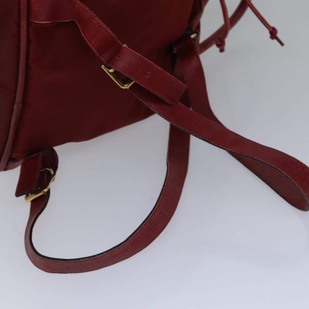 CELINE Backpack Nylon Red Gold - 7