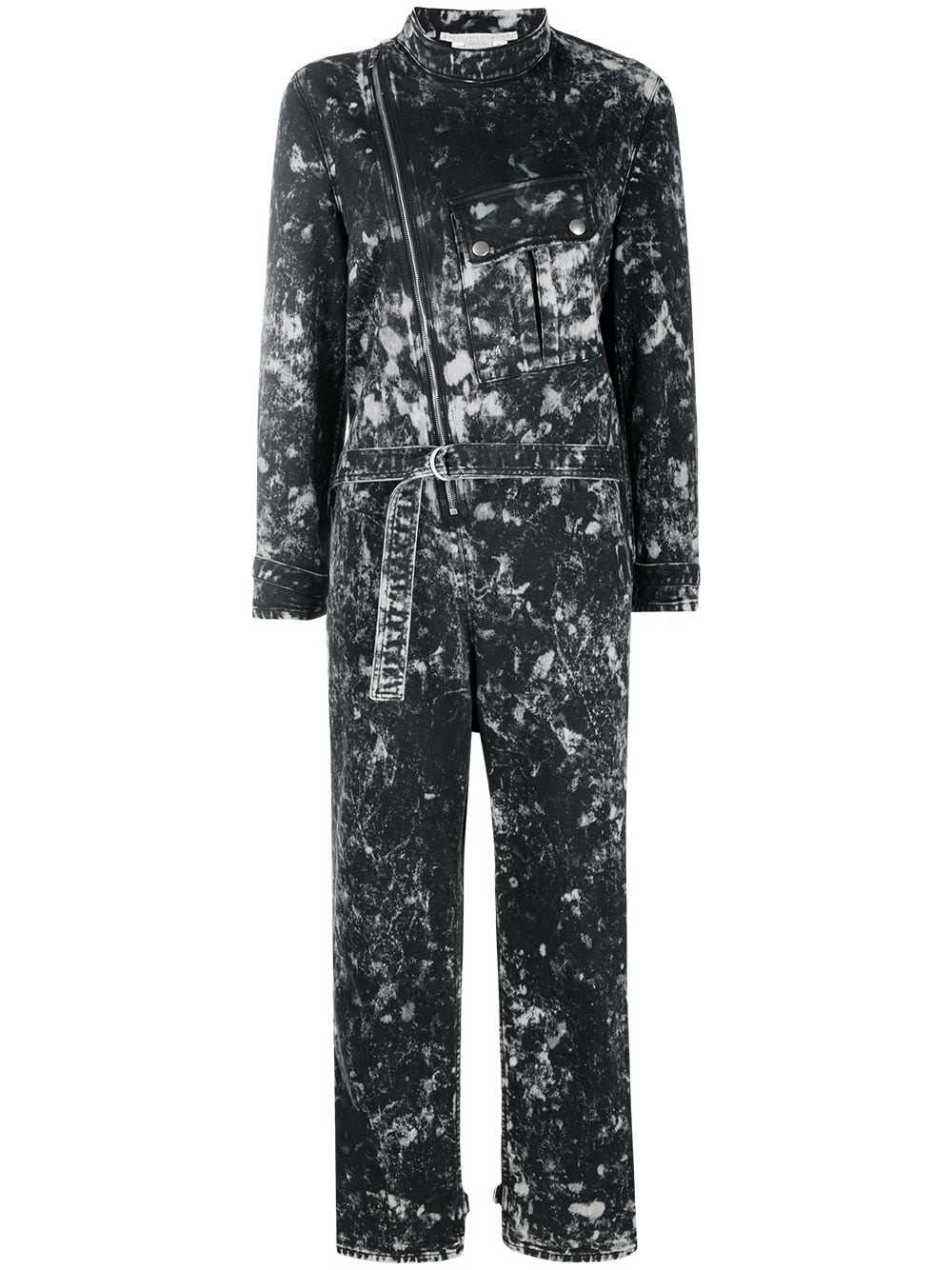 Holly galaxy-wash denim jumpsuit - 1