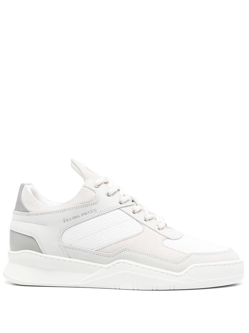 panelled low-top sneakers 1
