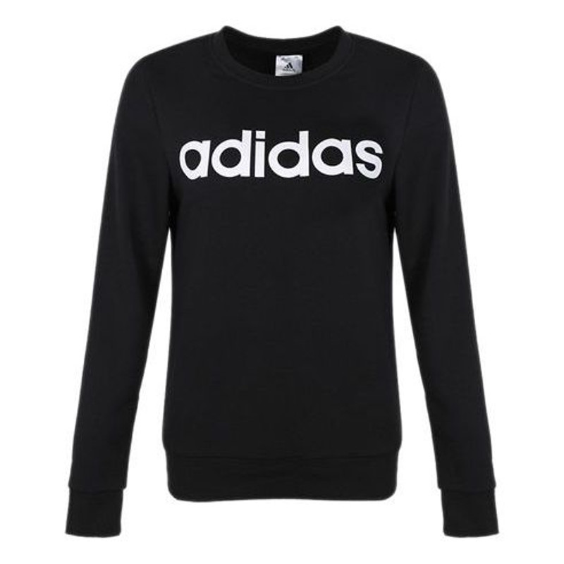 (WMNS) adidas E Lin Sweaters 'Black' DP2363 - 1