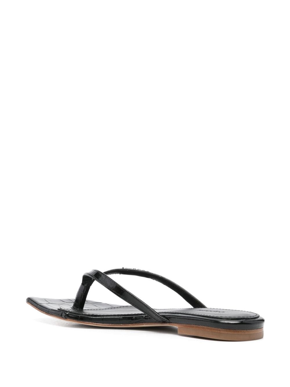 Croco Slanted flip-flops - 3