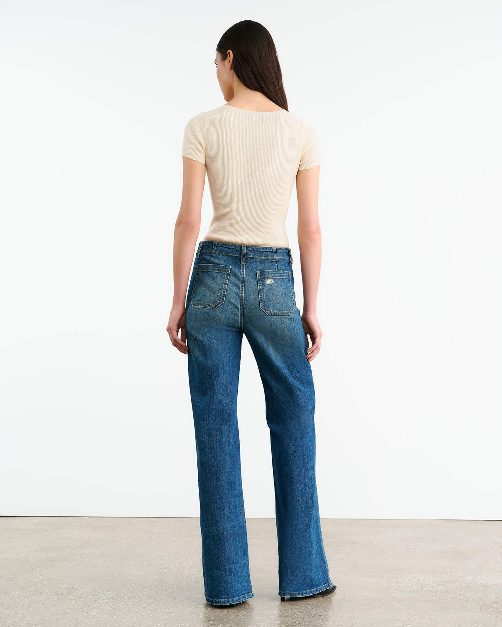 FLORENCE LACE UP JEAN - 5
