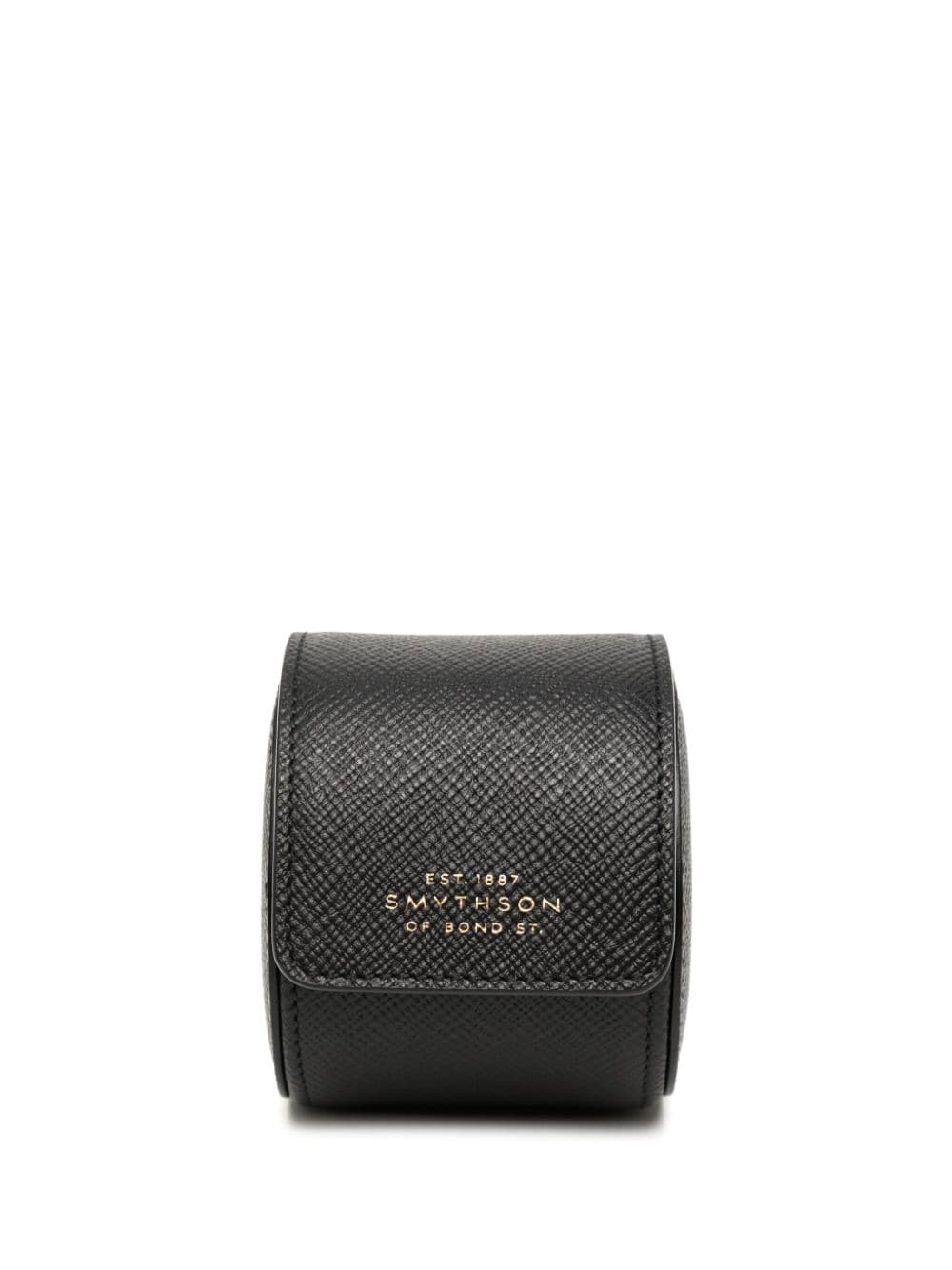 Panama leather single watch roll - 1