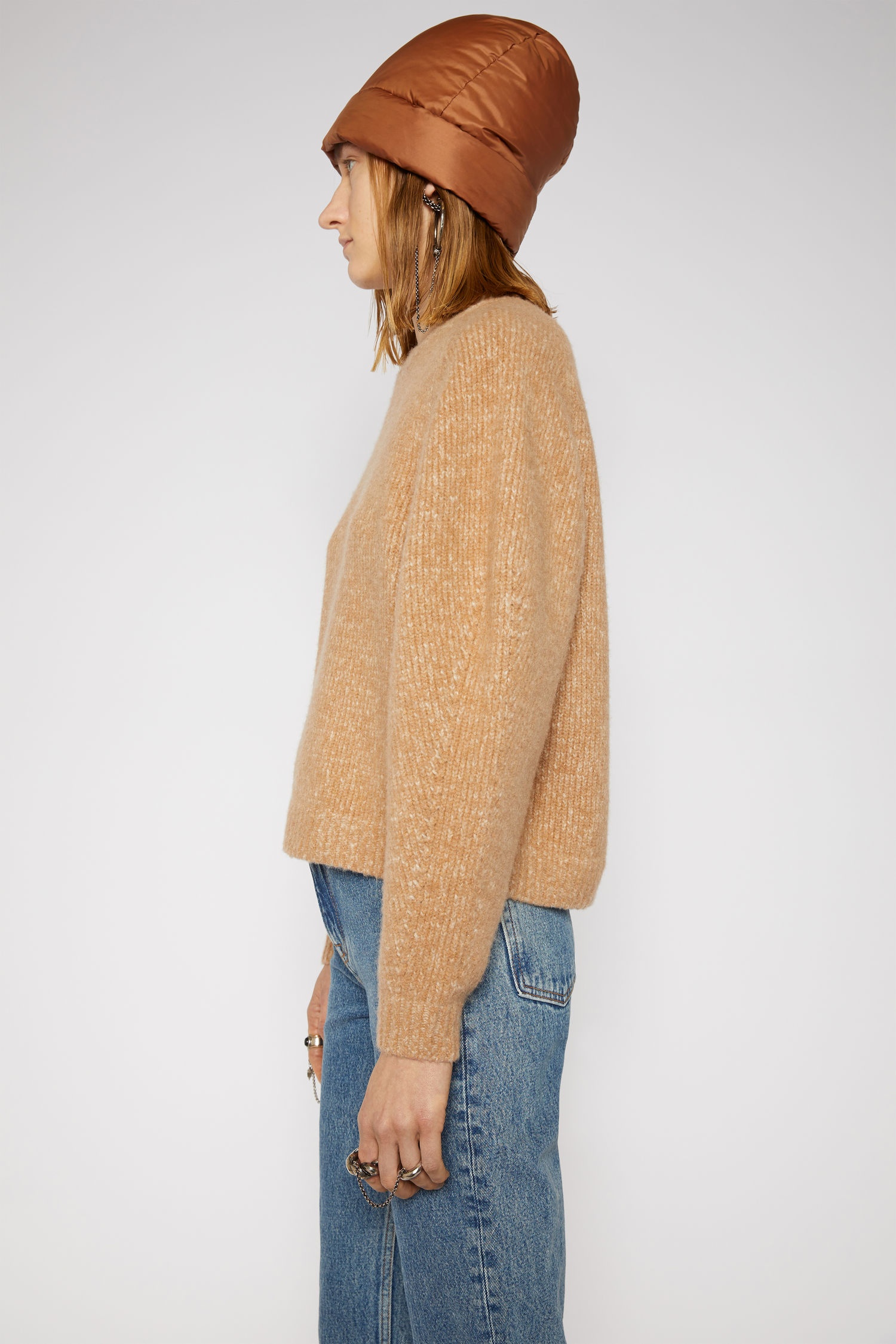 Melange sweater camel/beige - 3
