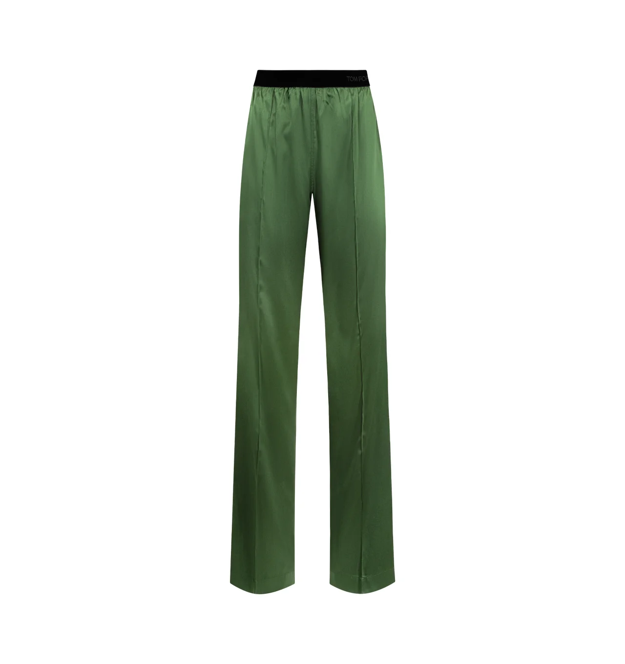 STRETCH SILK SATIN PJ PANTS - 1