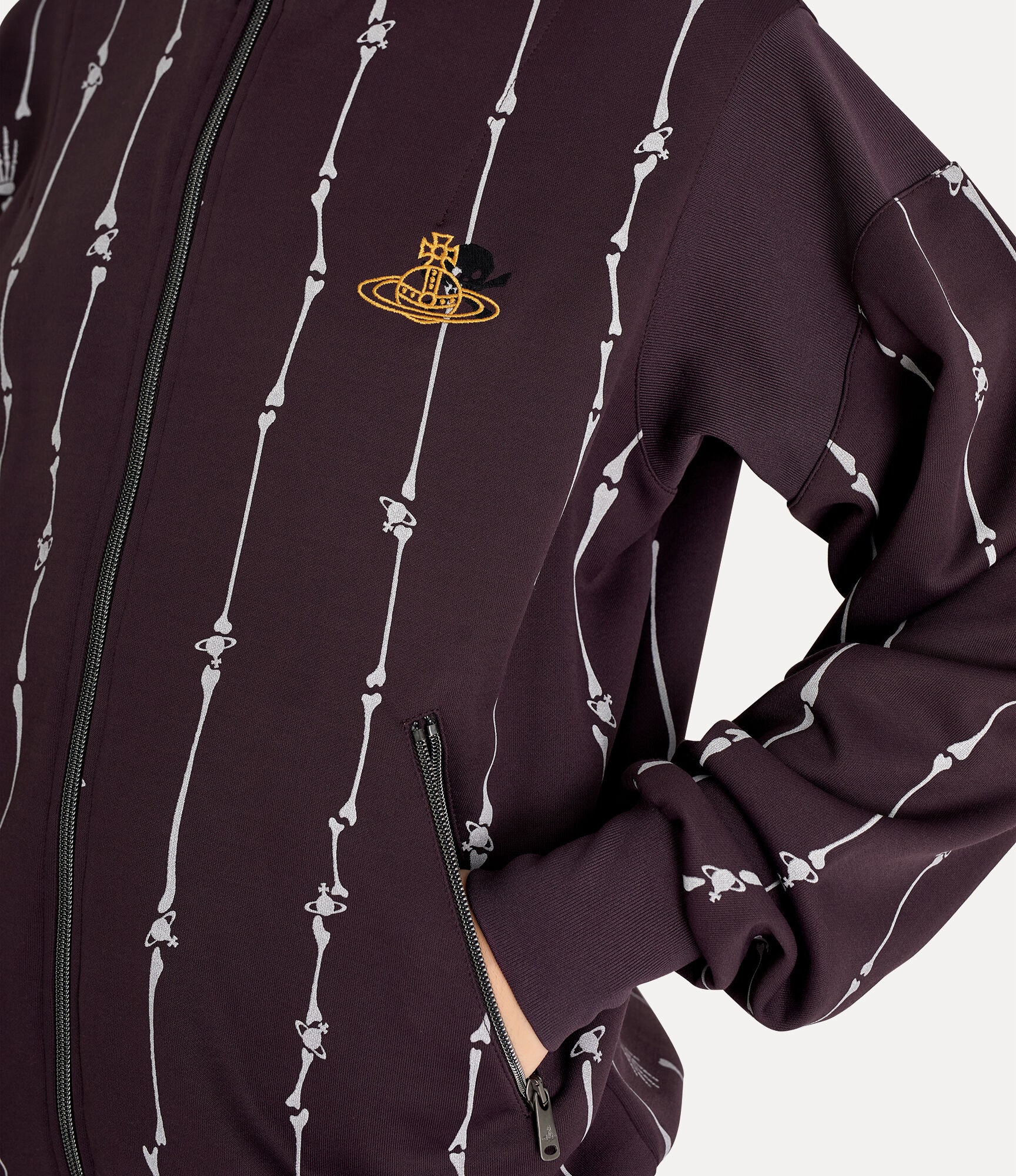 STRIPPED TRACKSUIT JACKET - 7