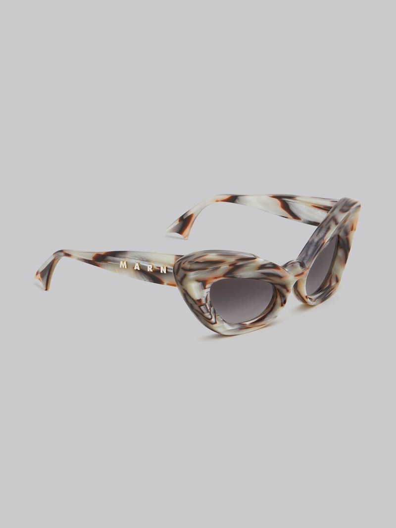 PEARLESCENT BROWN CAELICOLA SUNGLASSES 3