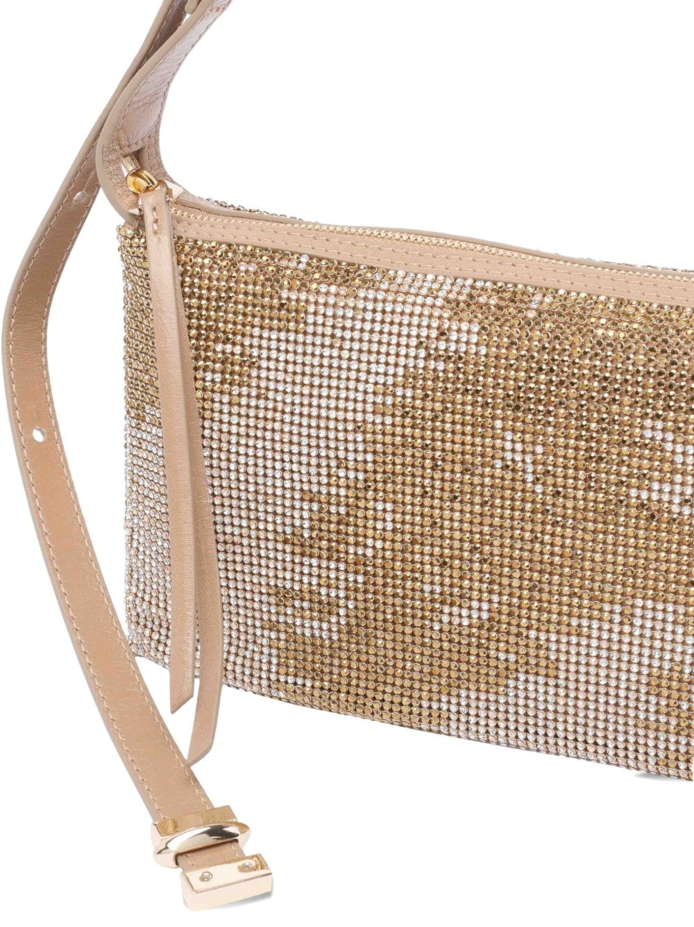 crystal-embellished shoulder bag - 4