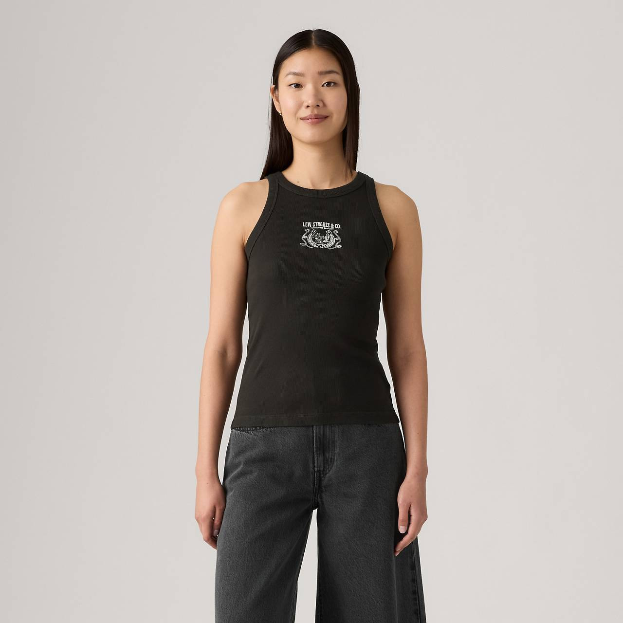 GRAPHIC ESSENTIAL RACER TANK - 2